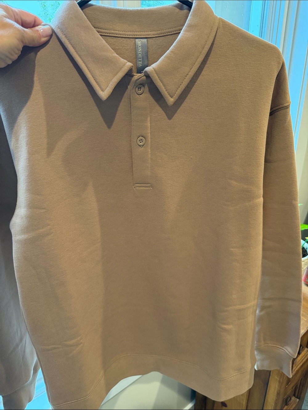 Mondetta Polo Style Sweatshirt